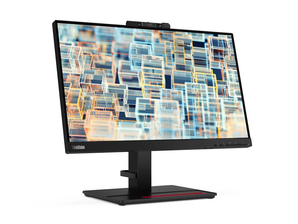 Lenovo ThinkVision T22v-20 IPS LED Full HD 21.5" Monitor with Webcam, Mic, Speakers