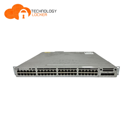 Cisco WS-C3850-48F-L Catalyst UPOE Switch C3850-NM-2-10G PWR-C1-1100WAC CAB-SPWR-30CM