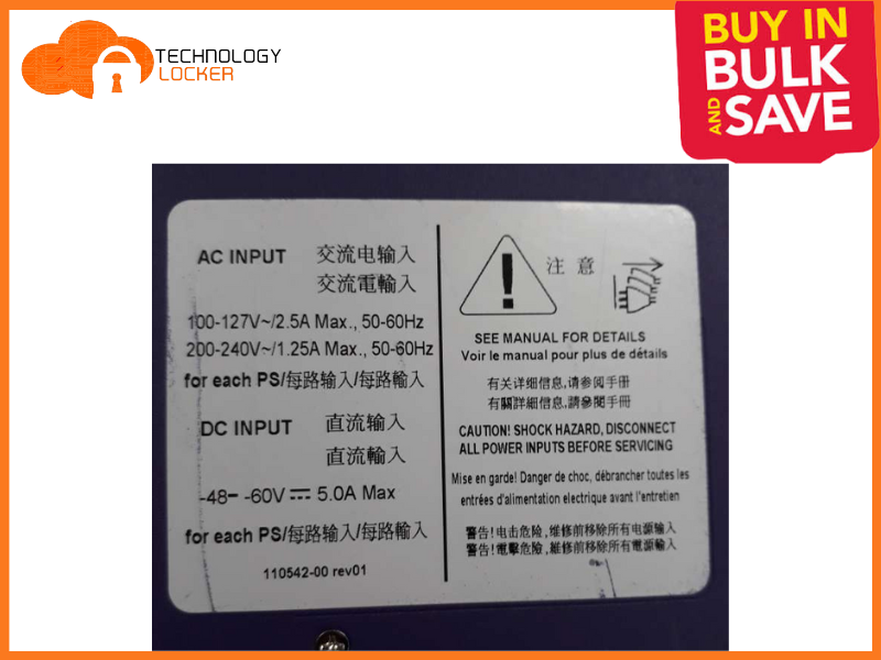 Extreme Networks X590-24x-1q-2c Switch 24x SFP+ 1x QSFP+ 10/40Gb 2x QSFP28 100Gb