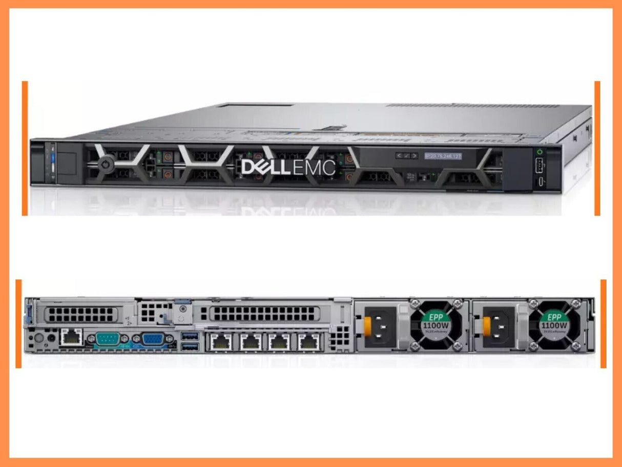 Dell PowerEdge R640 Server 2x Intel Silver 4208 256GB RAM 2x 240GB SSD X520 10GBE