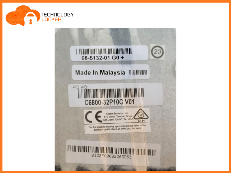 NEW Cisco Catalyst C6800-32P10G= 32-Port 10GE w/ dual integrated dual DFC4 spare