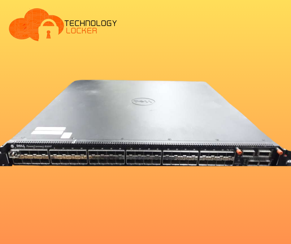 Dell PowerConnect 8164F 48-Port 10GbE SFP+ / 2-Port 40GbE QSFP+ Switch w/ 2x PS