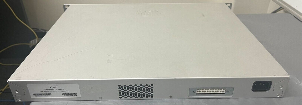 Cisco Meraki MS220-48FP-HW Cloud-Managed L2 48 Port Gigabit PoE Switch Unclaimed