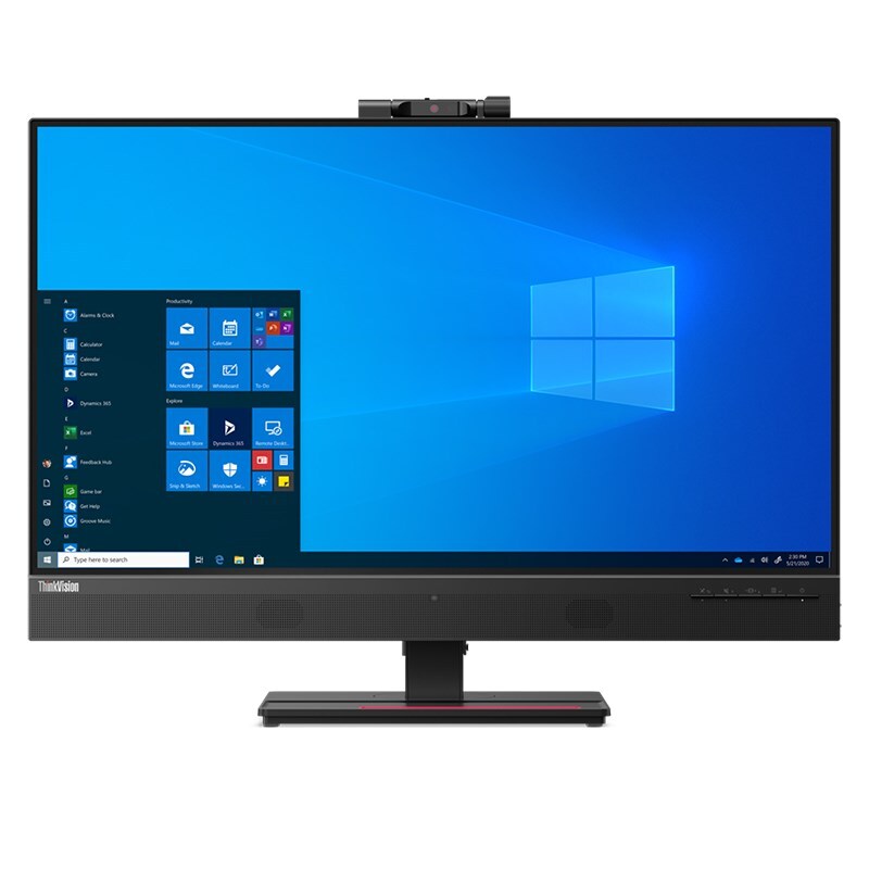 Lenovo ThinkVision T27hv-20 Docking Monitor 2560 x 1440 Speakers Mic Webcam QHD