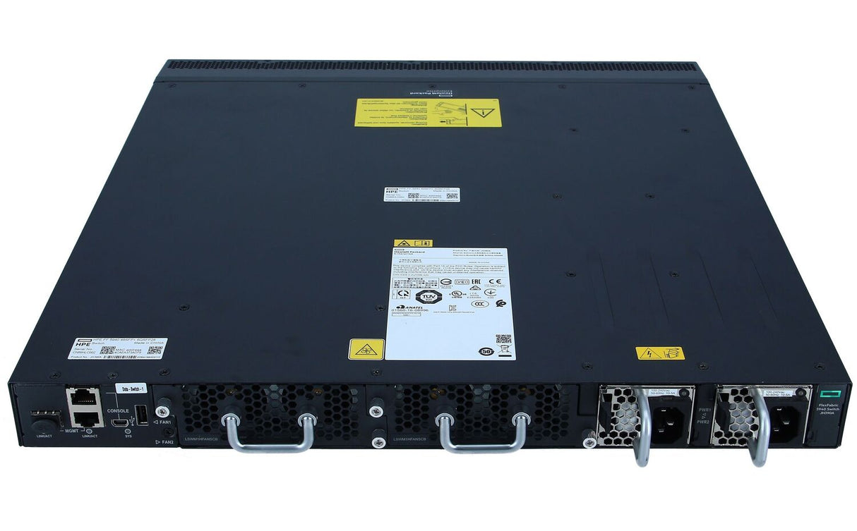 HPE FlexFabric 5940 48SFP+ 6QSFP28 100GbE Comware Switch JH390A Dual PSU