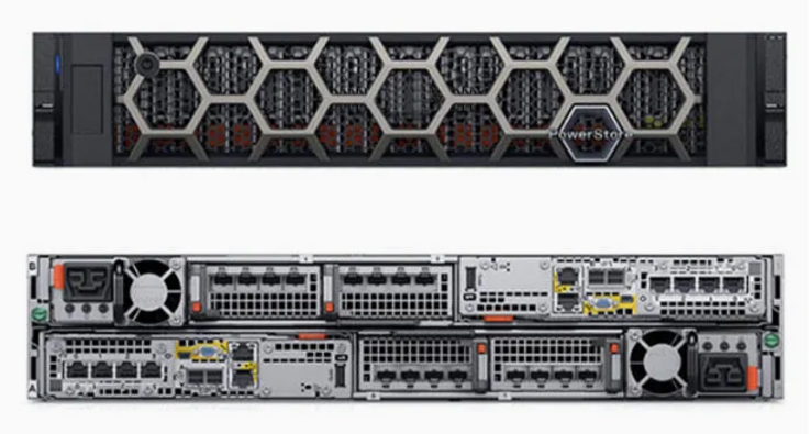 Dell PowerStore 500T 25x2.5 2x CPU 192GB 16x 3.84TB NVMe 005053705 2x 1450W PSU