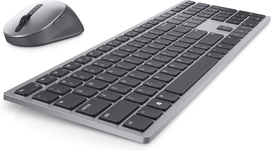 Dell Premier Pro Plus Multi Device Wireless Keyboard and Mouse Set KM7321W