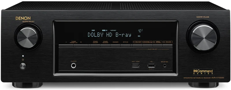 DENON AVR-X1100W 7.2 Channel Integrated Network Receiver