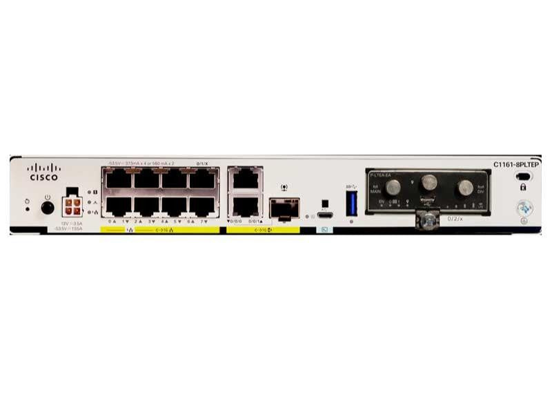 CISCO C1121-8PLTEP ISR 1100 Router P-LTEA-LA 4G Module 2x LTE-ANTM-SMA 1Y-Wty