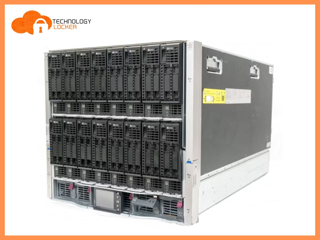 HP BladeSystem C7000 G3 Platinum Enclosure 681844-B21 2x HP VC FlexFabric-20/40