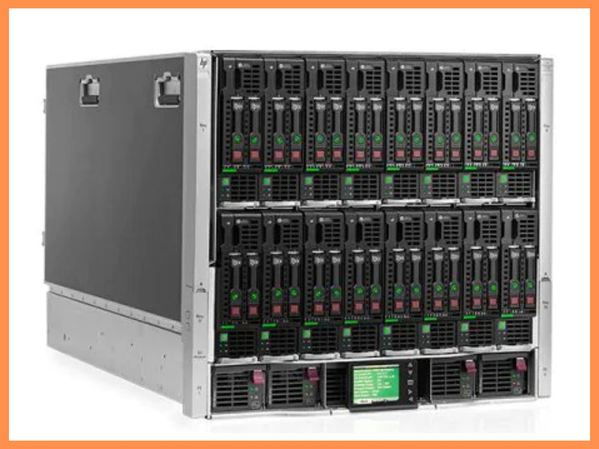 HP BladeSystem C7000 G3 Platinum Enclosure 681844-B21 2x HP VC FlexFabric-20/40