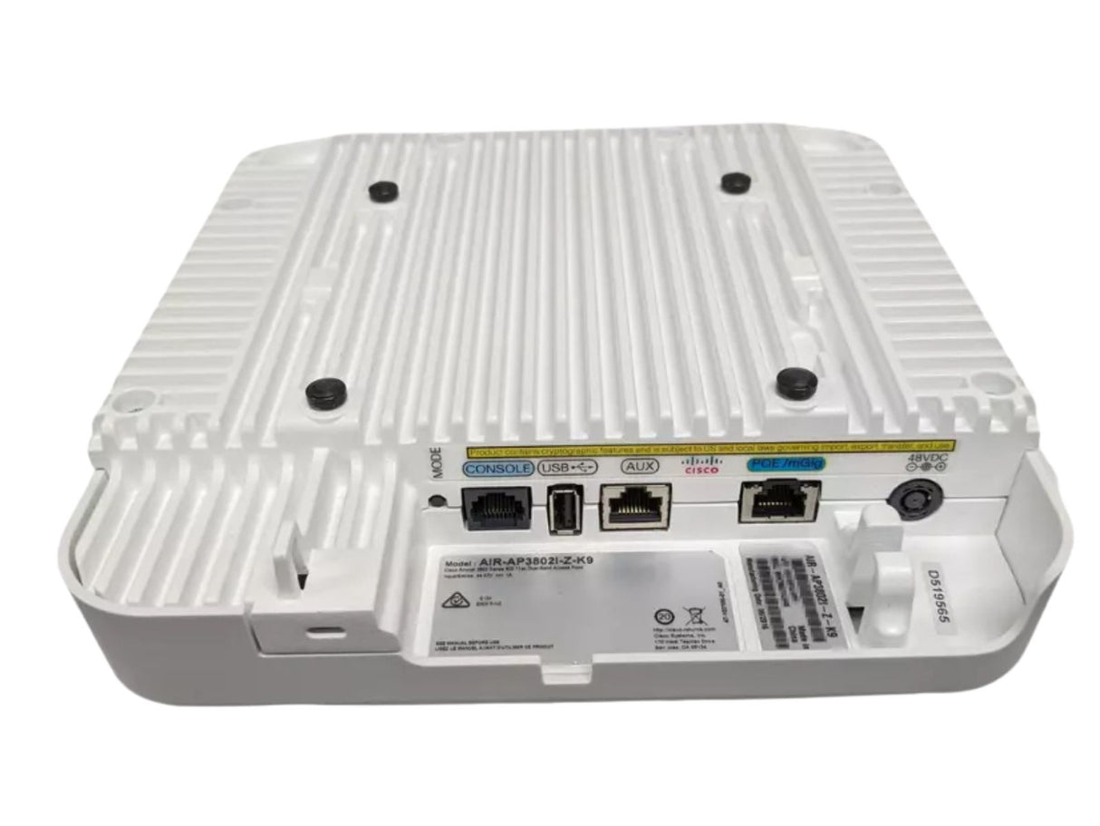 Cisco AIR-AP3802I-Z-K9 802.11ac FGL2135A6Z0 Dual Band Access Point Wall Mount