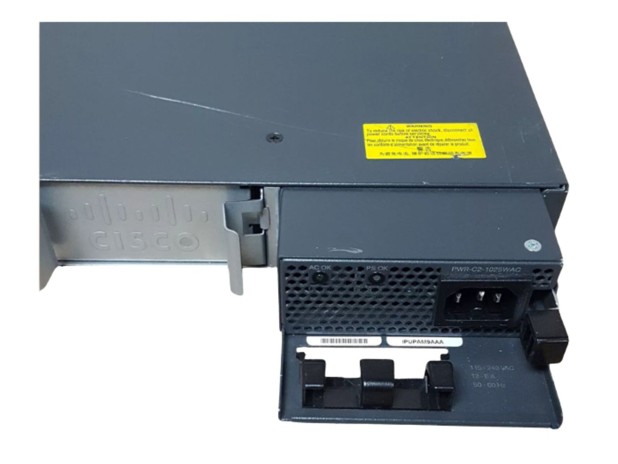 Cisco Catalyst WS-C2960XR-48FPD-I 48 Port PoE+ Gigabit Switch PWR-C2-1025WAC