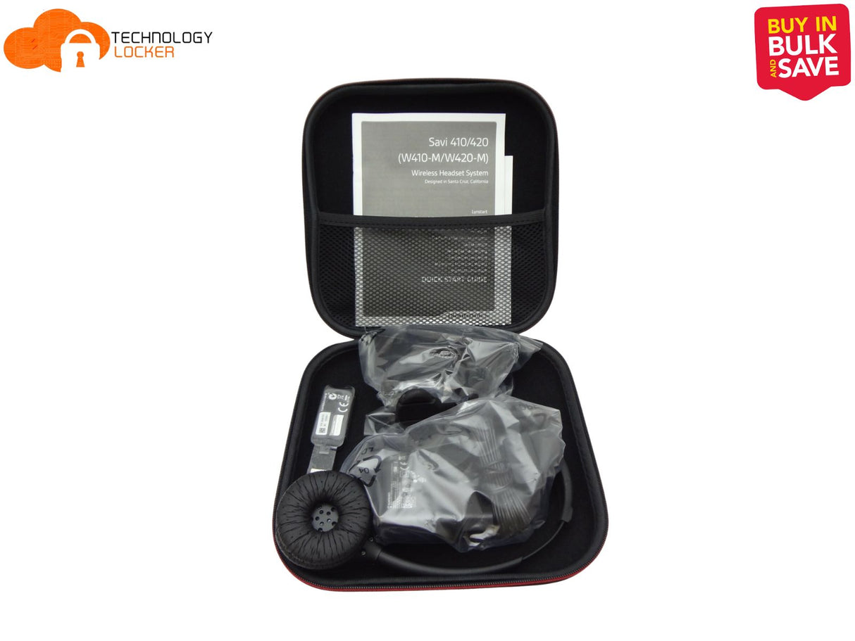 Bulk 12x Plantronics Savi W410A-M/W420A-M Wireless Headset System New