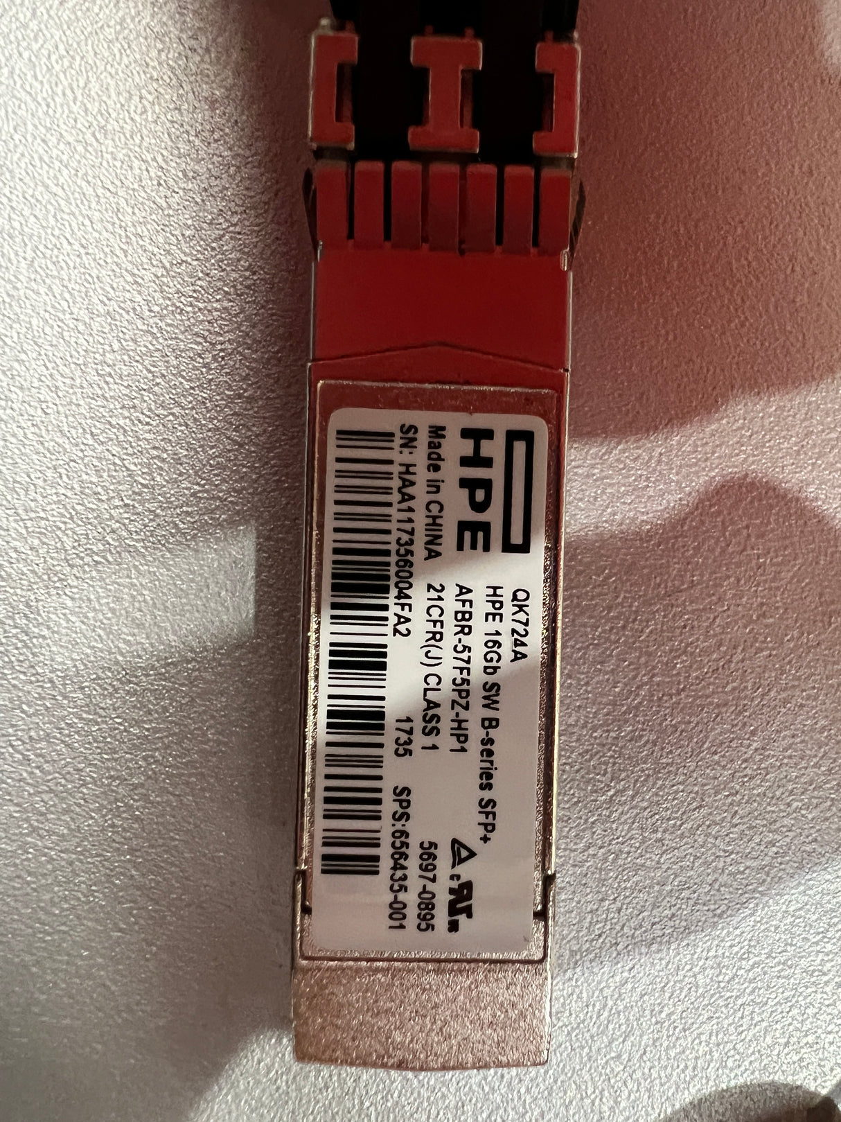 HP QW937A 684428-001 SN3000B 16Gb SFP+ Switch 24 Port License + 24x QK724A SFP