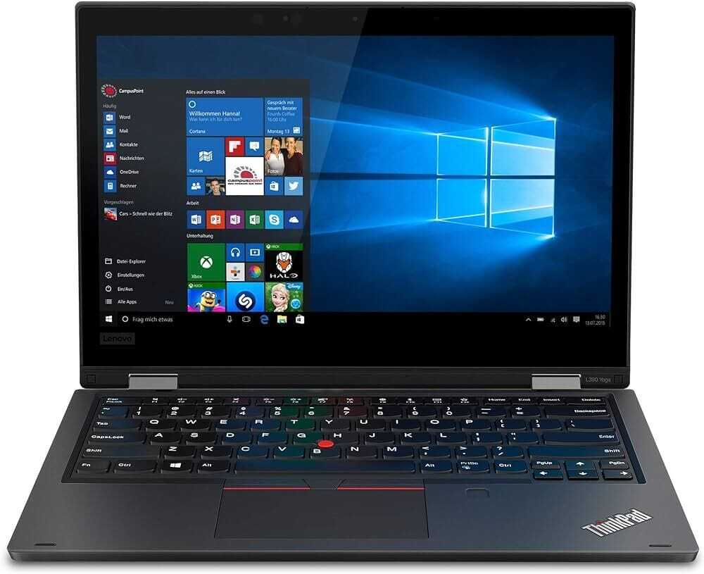 Lenovo ThinkPad L390 Yoga 13.3" Laptop i5-8365U 16GB RAM 256GB SSD Win 11 Touch