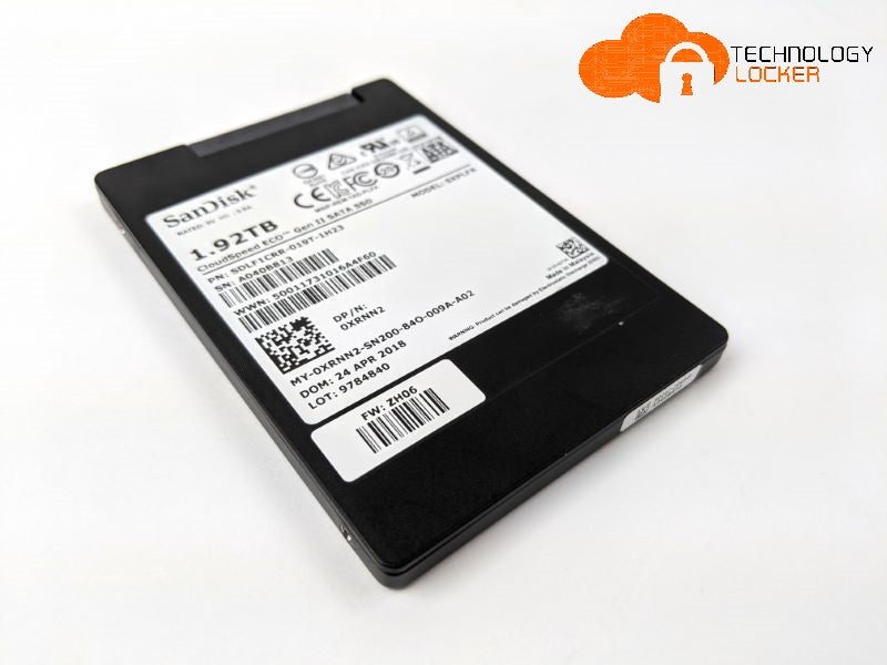 SanDisk SXPLFA 1.92TB CloudSpeed Eco Gen II SFF 2.5" 6G SATA-III SSD
