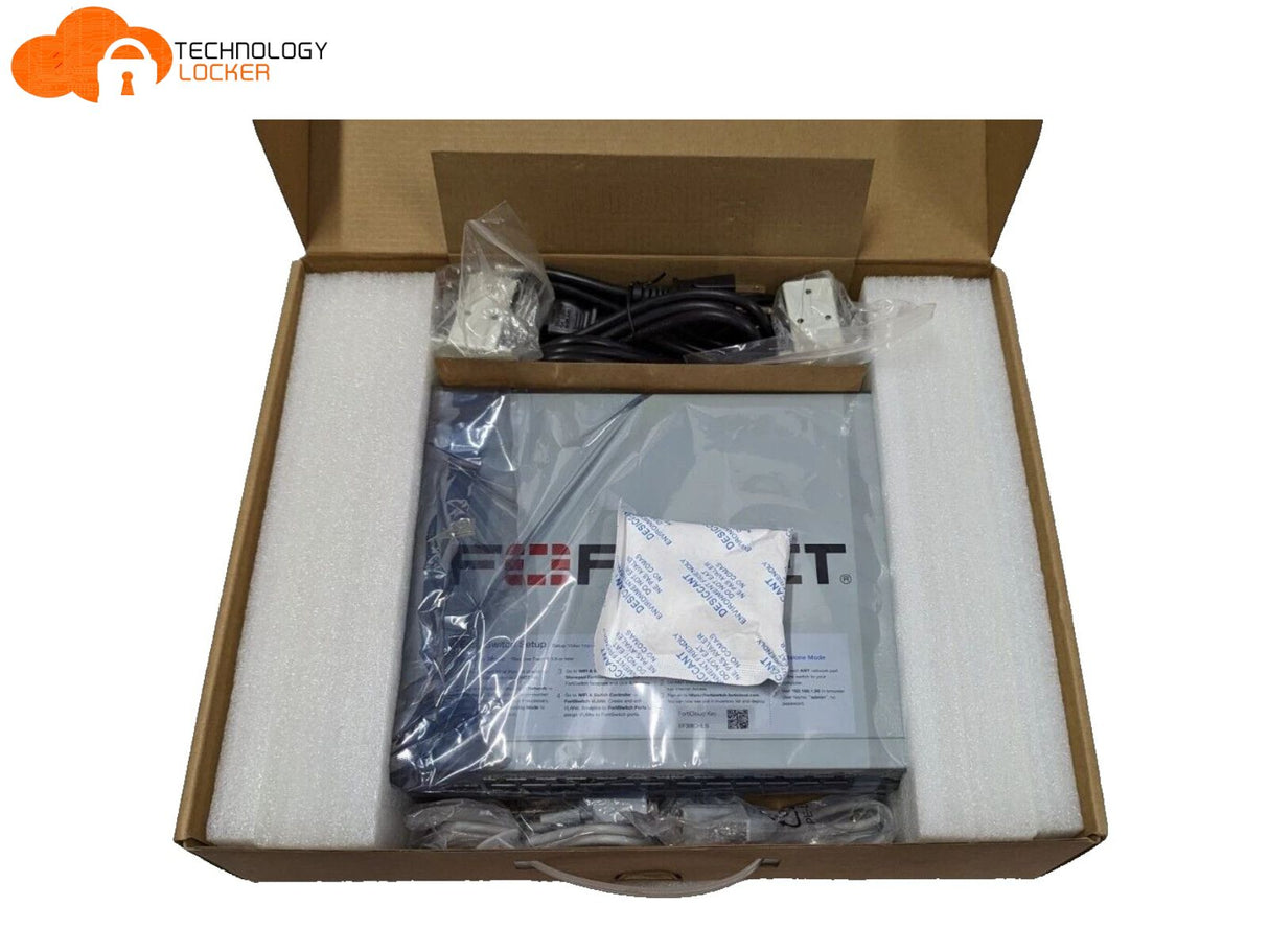 Fortinet FS-124E 24-Port Gigabit Ethernet Switch P21383-02-01 Brand New