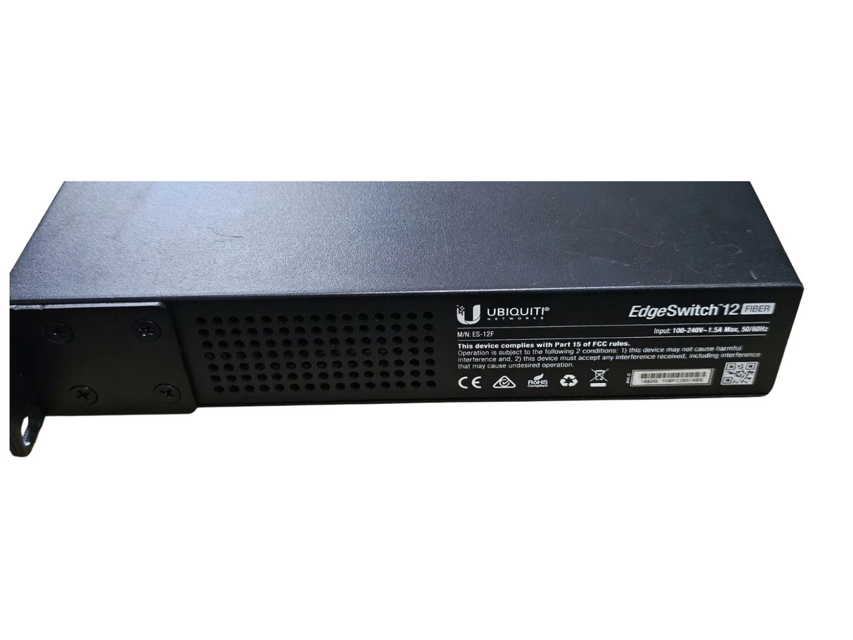 Ubiquiti ES-12F EdgeSwitch 12 Port Fiber Gigabit managed Network
