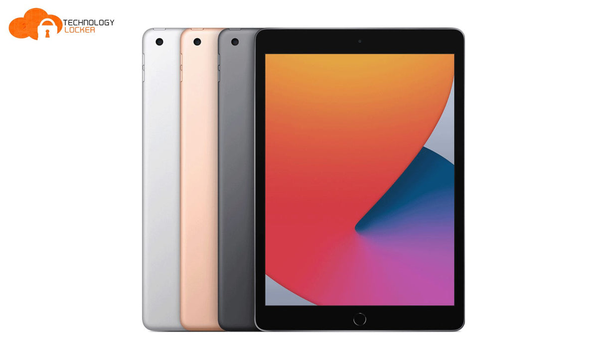 Apple A2270 iPad 8th Gen 128GB 10.2" Tablet Wi-Fi A2247 20W USB-C Charger + Ligntning Cable