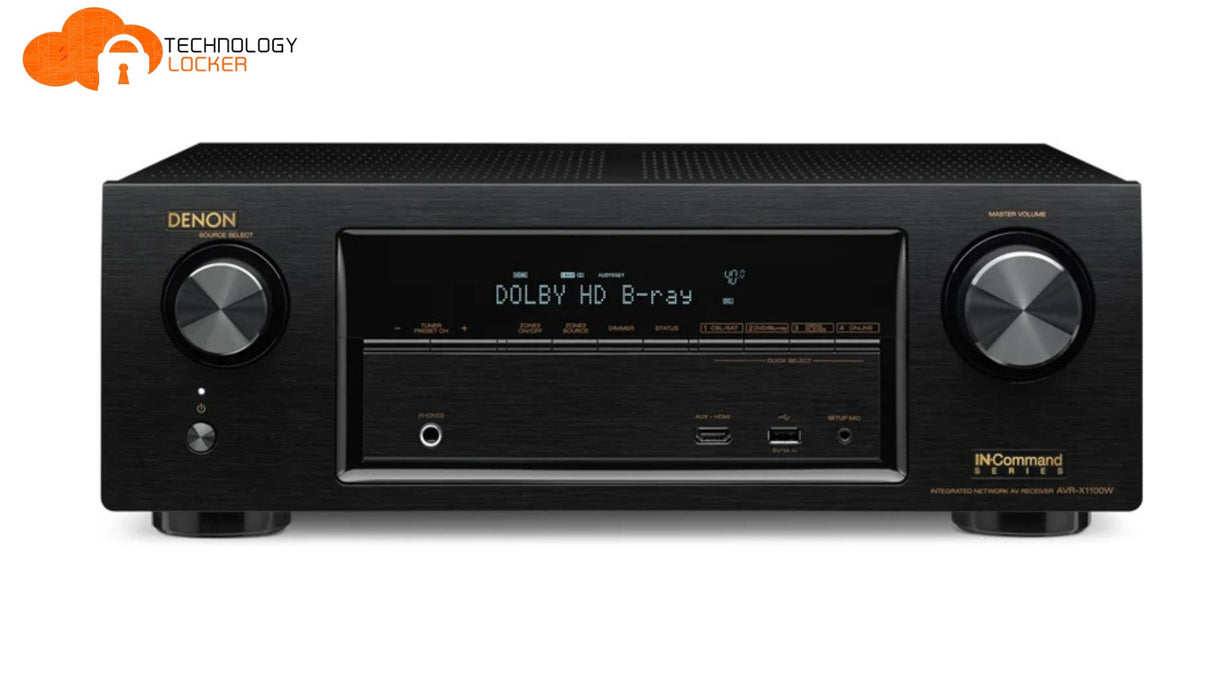 DENON AVR-X1100W 7.2 Channel Integrated Network Receiver