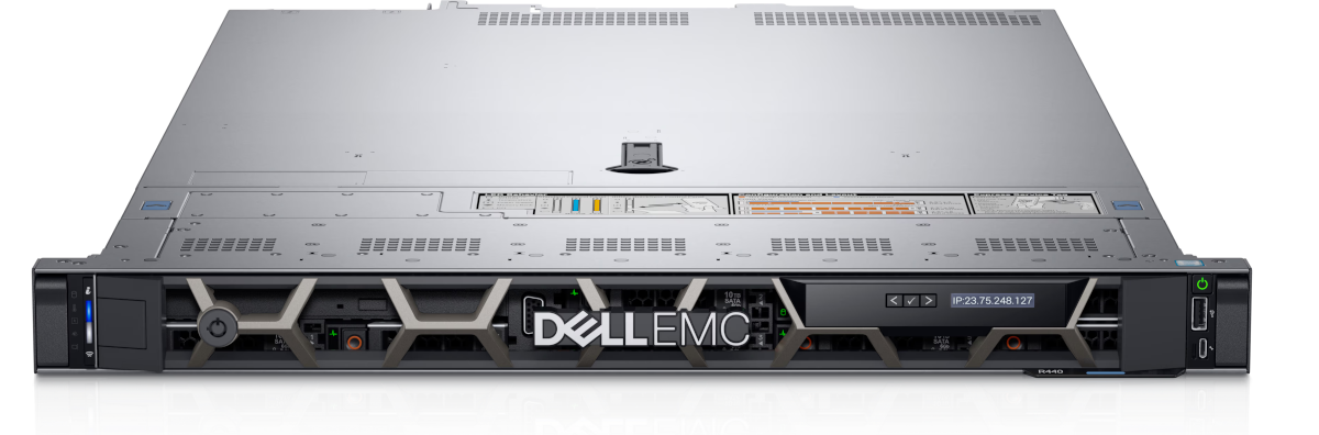 Dell PowerEdge R440 Server 2x Intel Silver 4214R 128GB RAM 2x 480GB Qlogic 2692