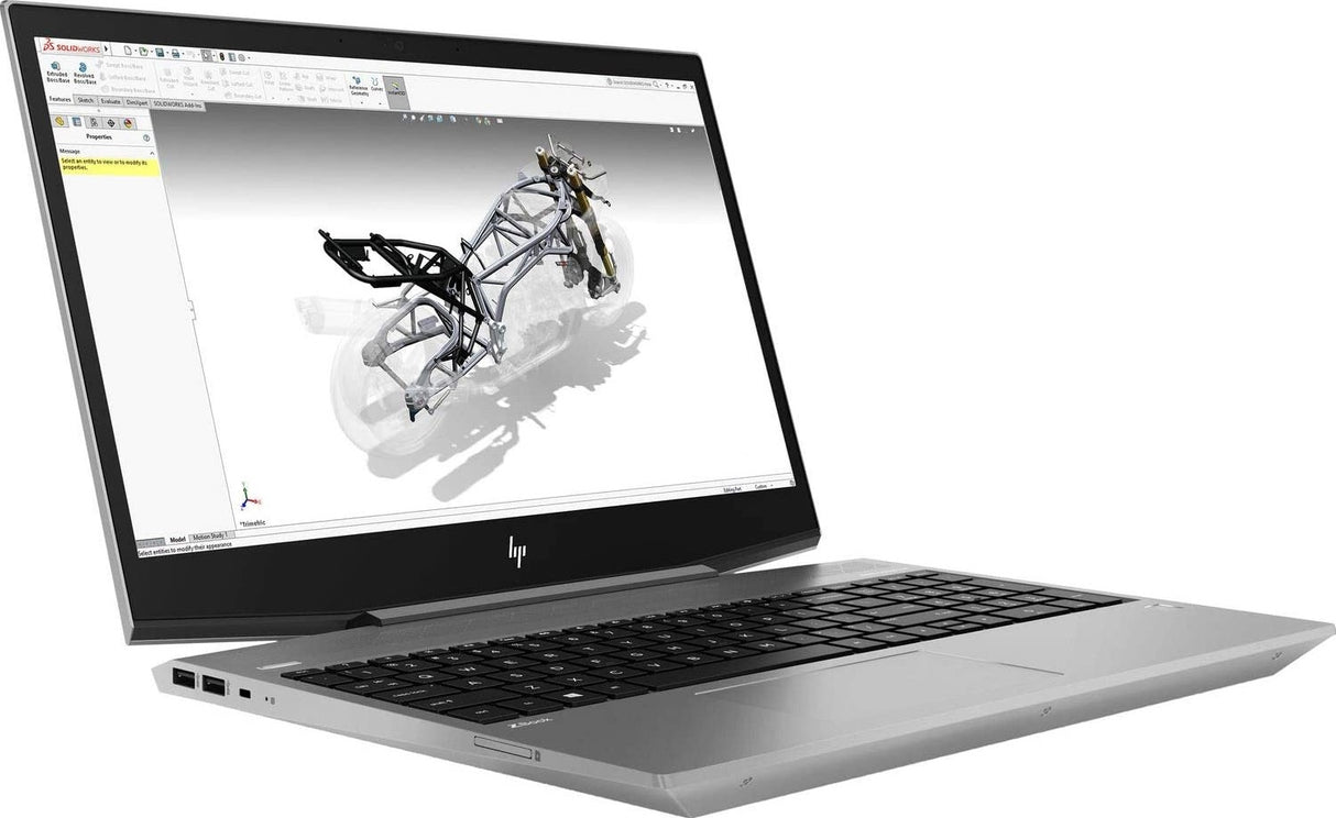 HP ZBook 15v G5 Laptop i7-8750H 32GB RAM 512GB SSD + 1TB Win 11 Quadro P600
