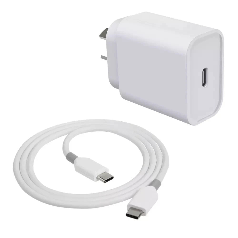 Apple iPad 9th Gen A2602 256GB 10.2" Tablet Wi-Fi 20W USB-C Charger + Ligntning Cable