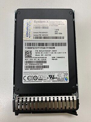 Lenovo IBM 00YC471 1.6TB 12Gb SAS SSD MLC 2.5 SFF Hot-SWAP Server Hard Drive