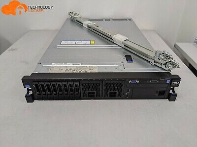 IBM X3650 M4 Server 2x E5-2640 12C 192GB RAM M5110e Ctr 2x QLE2560-IBM