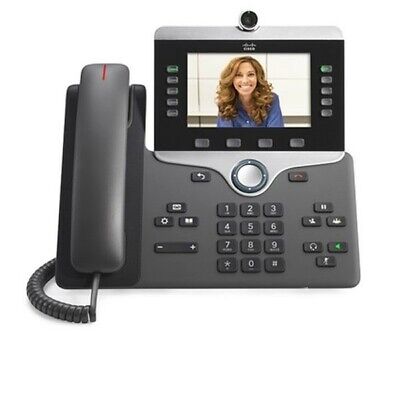 Cisco CP-8845-K9 Unified 8845 IP Phone Handset & Stand No Power Adapter