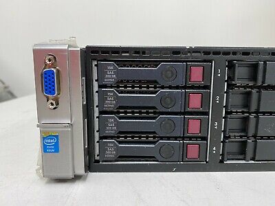 HP DL380p G8 Server 2x CPU E5-2630 v2 2.60Ghz 128GB RAM 4x 300GB SAS P420i Array