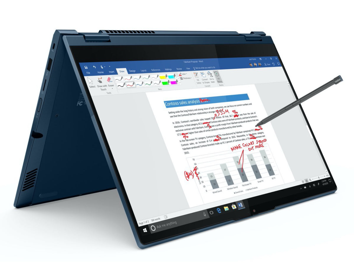 Lenovo ThinkBook 14s Yoga ITL 14" Laptop i5-1135G7 16GB RAM 256GB SSD Win 11 A+