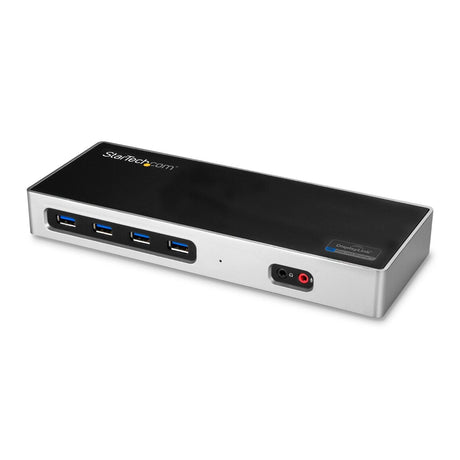 StarTech USB-A & C DK30A2DH 4K 60Hz Plug & Display Dock Dual Monitors No Adapter