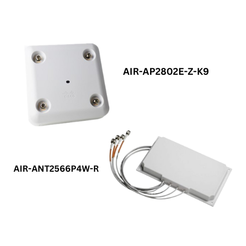 Cisco Aironet 2802 Series AIR-AP2802E-Z-K9 Access Points + AIR-ANT2566P4W-R