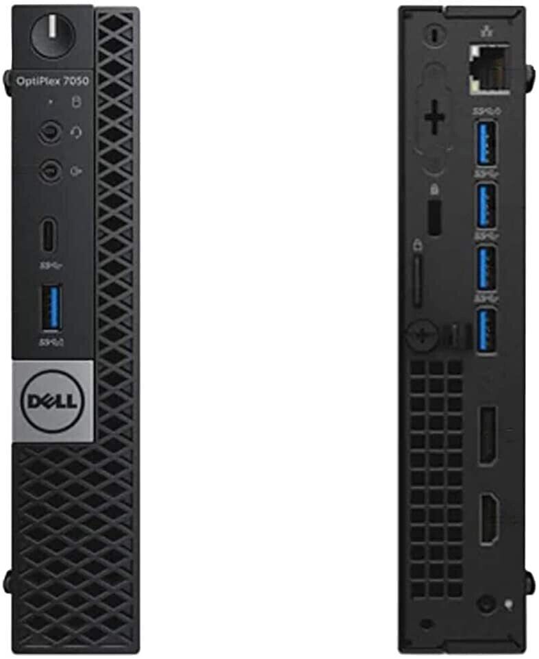 Dell OptiPlex 7050 Micro PC i5-7500T @2.7 8GB RAM 128GB SSD Win 11 Built-in WIFI