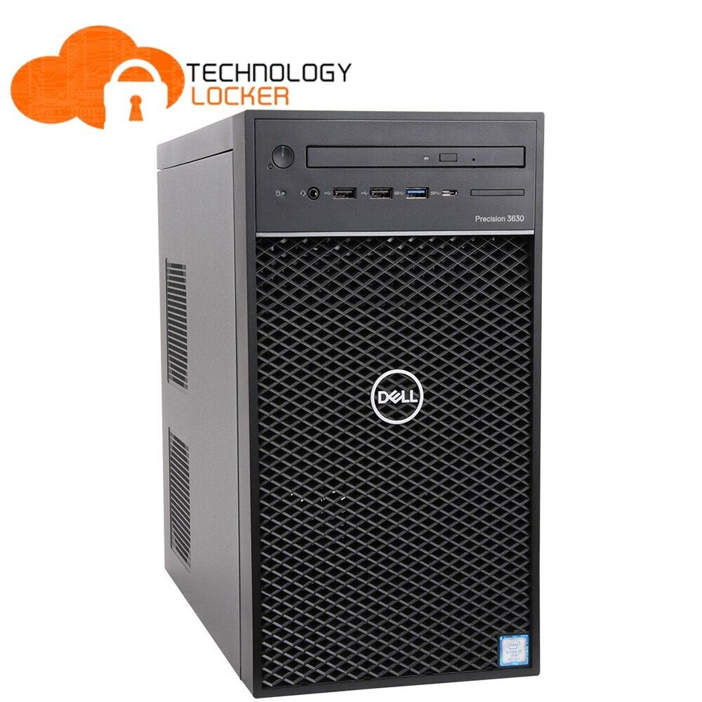 Dell Precision 3630 Tower Workstation i9-9900 16GB RAM 256GB SSD 1TB QuadroP2200