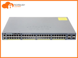 Cisco Catalyst WS-2960X-48FPS-L 48 GbE PoE Ports (24 PoE+) w/ C2960X-STACK