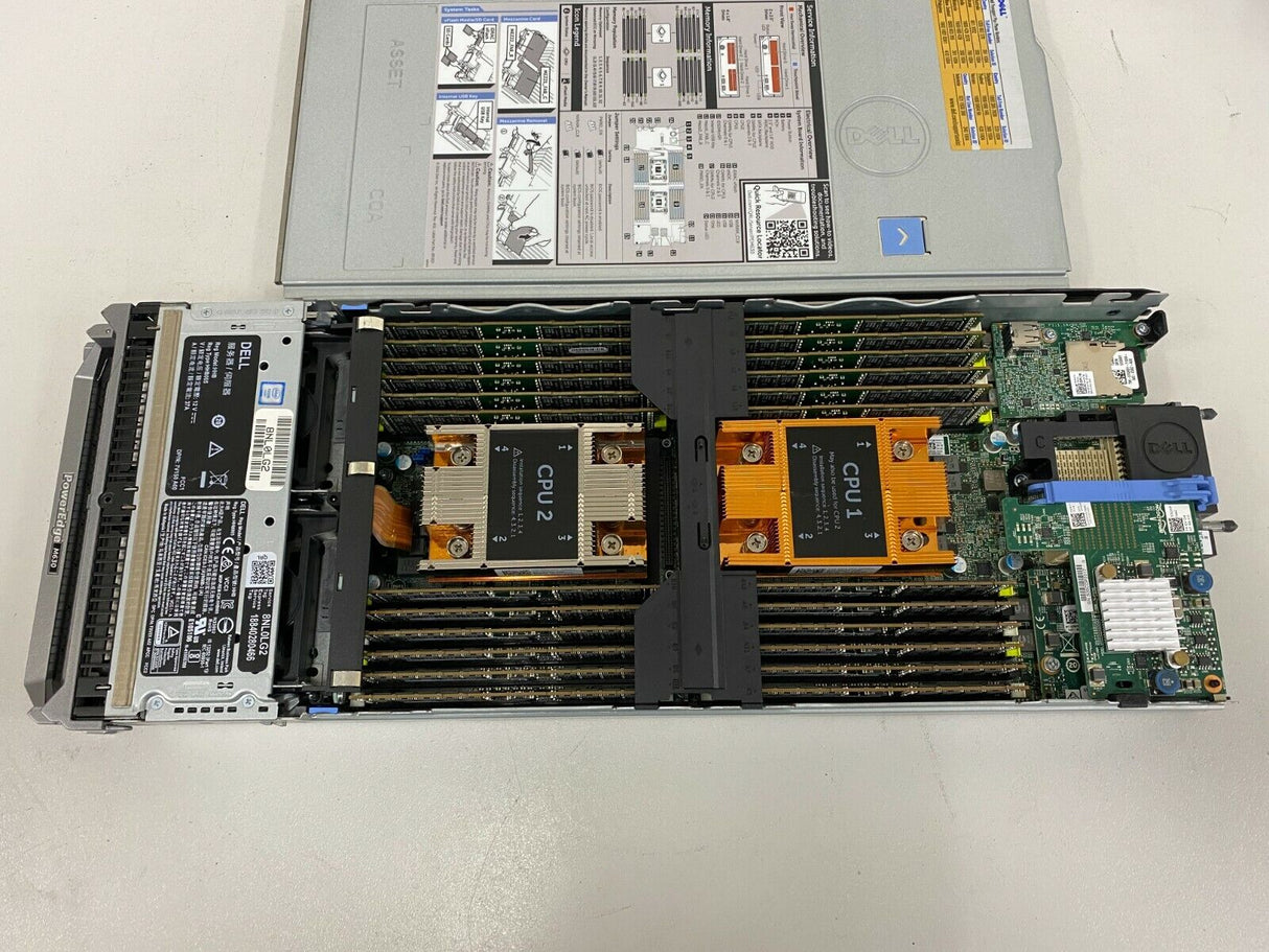 Dell PowerEdge M630 Blade Server 2x Xeon E5-2650 v3 768GB RAM 57810-K 10Gbe