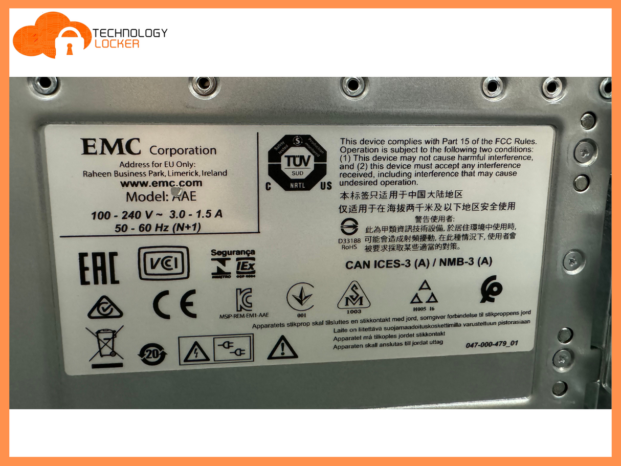 EMC Corporation AAE 12-Bay Storage System with 12 x 4TB HDDs - SAS 6Gb/s