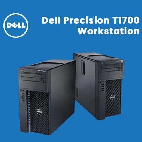 Dell Precision T1700 Tower Workstation E3-1241 v3 16GB RAM 256GB SSD 1TB HDD