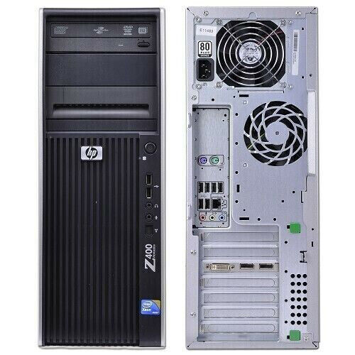 HP Z400 WorkStation Tower Xeon E5645 @2.40 8GB RAM 2x 1TB Win 10 Pro AMD FirePro