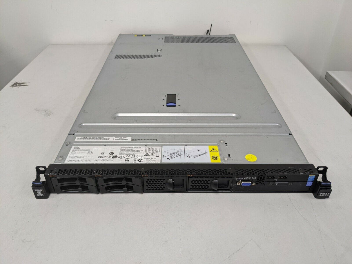 IBM X3550 M4 Server 2x CPU E5-2670 V2 @2.50Ghz 128GB RAM SAS2004 Ctr 8GB PCI-E