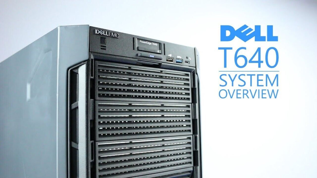 Dell PowerEdge EMC T640 TowerServer Xeon Silver 4114 64GB RAM PERC H730P 5x1.2TB