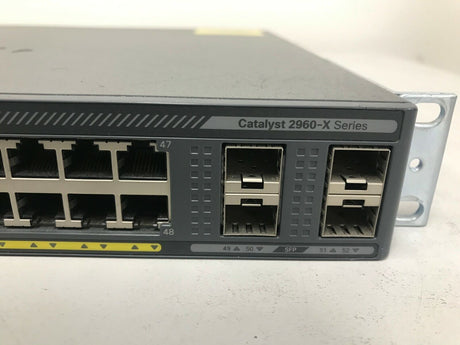 Cisco WS-C2960X-48FPS-L Catalyst Gigabit PoE Switch with C2960X-STACK Module