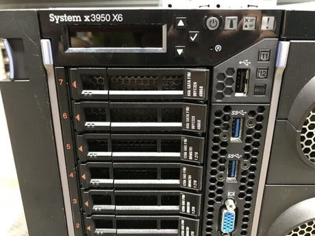 IBM X3950 X6 Server 8x CPU E7-8880 v3 18C 2.30GHz 4TB RAM M5225 ServerRaid 8T