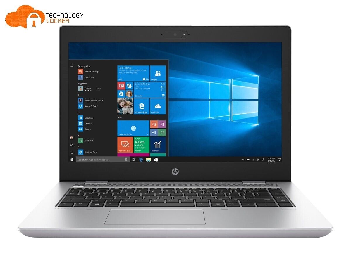 HP ProBook 640 G4 14" Laptop Intel i7-8650U @1.9GHz 8GB RAM 256GB SSD Win 11 Pro