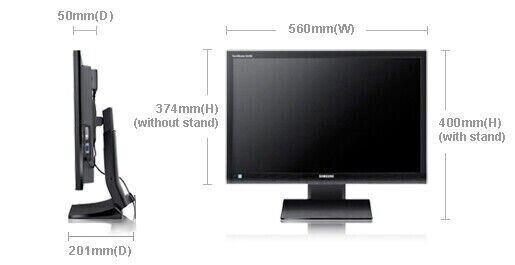 Bulk 5x SAMSUNG/BENQ/LG S24A450BW/S24B420BW/S24E450B/GL2460-B/E2441VX No Stands