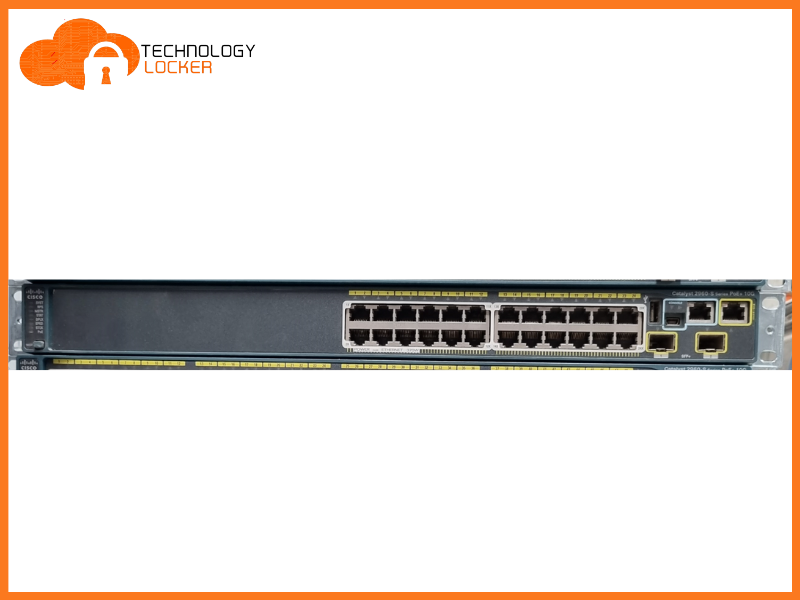 Cisco Catalyst WS-2960S-24PD-L PoE+ Switch 24 GbE Ports w/ 2 SFP+ Ports