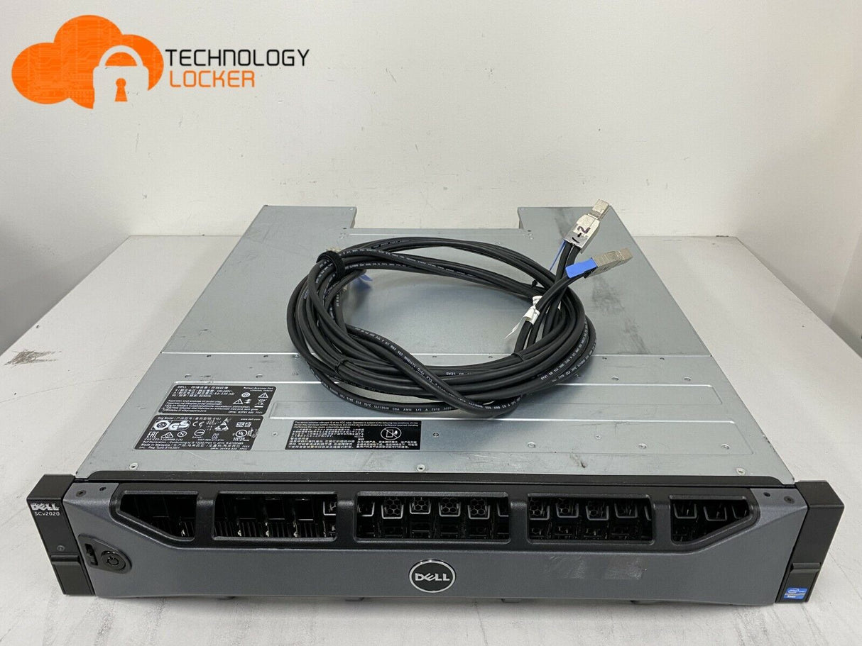 Dell Compellent SCv2020 Storage 16GB FC 8x 1.2TB 10K SAS 2x 12GB SAS-4 Controler